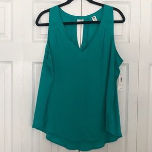 Old Navy Teal Flowy Tank Top